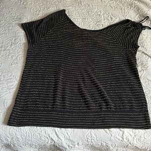 Vintage Torrid OffShoulder Sheer Top Size 4 (24/26)